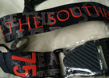Durable Woven Nylon Personalized Promotional Gifts , Sports Fans Team Neck Lanyard