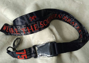 Durable Woven Nylon Personalized Promotional Gifts , Sports Fans Team Neck Lanyard
