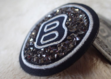 Iron Handmade Imitation Diamond Patches For Equestrian Clothing