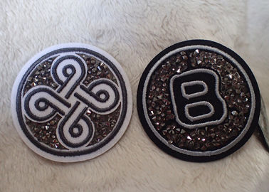 Iron Handmade Imitation Diamond Patches For Equestrian Clothing