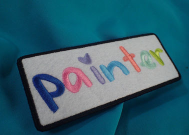 Personal Custom Clothing Patches , One Side Printable Iron On Patches