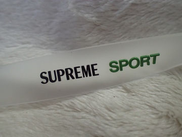 Custom Logo Embossed Rubber Label / PVC Patch For Headwear