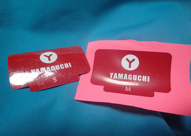 High Temperature Custom Clothing Patches , Handmade Screen Printing Label For t Shirt