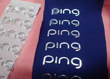 High Temperature Custom Clothing Patches , Handmade Screen Printing Label For t Shirt