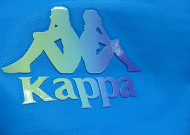 Durable Custom Clothing Patches , Pvc Rubber Printing Heat Transfer Label