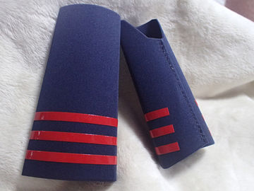 Shine And Soft Silicone Rubber Labels Printed On Military Clothing Shoulders