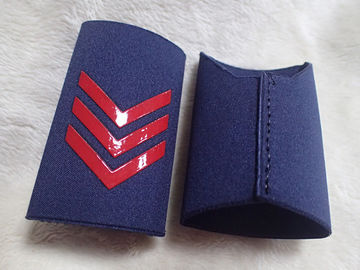 Shine And Soft Silicone Rubber Labels Printed On Military Clothing Shoulders