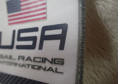 Double Side Polyester Custom Cloth Patches Garment Barcode Printing Label