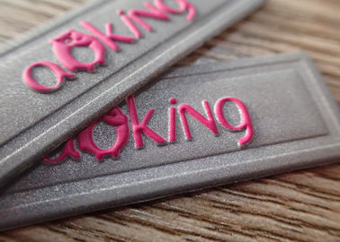 Sew On Custom Clothing Patches Embossed 3D PVC Logo Patches With Felt Fabric