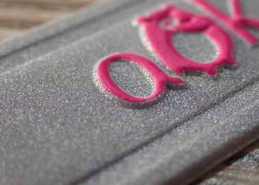 Sew On Custom Clothing Patches Embossed 3D PVC Logo Patches With Felt Fabric