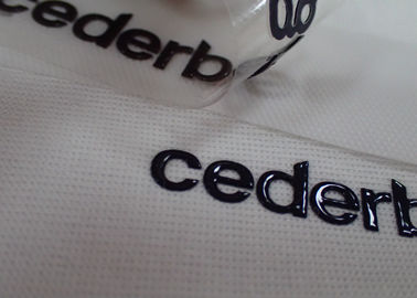 Screen Print High Density Flexible Heat Transfer Labels With Custom Name Logo
