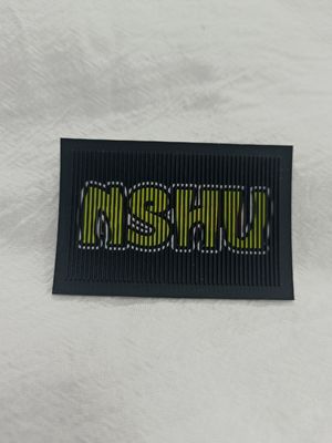 OEKOTEX Embossed Logo Washable Patches Negotiable Custom Patches