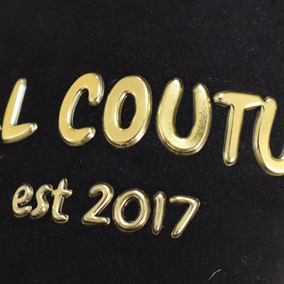 Factory Iron on Custom 3D Tpu Badge Embossed TPU Patches for Clothing Customized Label