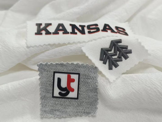 High Quality Transfer 3D Heat Press Garment Label Silicone Badge Heat Transfer for Cloth