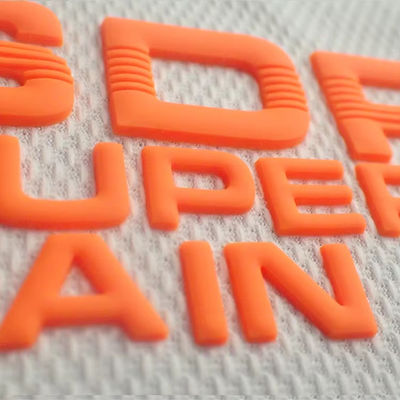 Custom Mold Injection Silicone Label Washable 3D Soft Silicone Logo Heat Transfer Silicone Badge