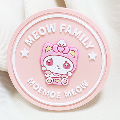 3D Sewing Patch Silicone Ironing Badge Professionnel Silicon Clothing Badge  for Clothes
