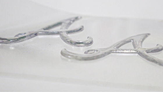Custom Imitate Ice Semi Transparent Glossy TPU Logo Heat Transfer Label for Clothes