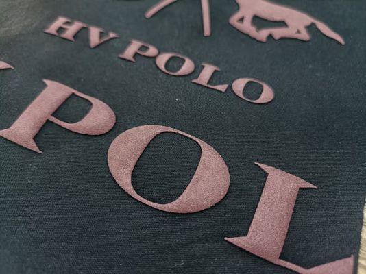 Custom 3D Puff Foam Garment Embossed Sticker Clothing Logo  Heat Press Labels for Hoodie
