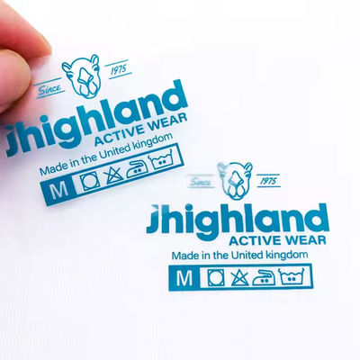 Heat Transfer DTF Label Custom T-Shirt Neck Label Design Logo Name Tag Iron on Transfer for Clothes
