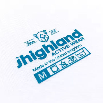 Heat Transfer DTF Label Custom T-Shirt Neck Label Design Logo Name Tag Iron on Transfer for Clothes