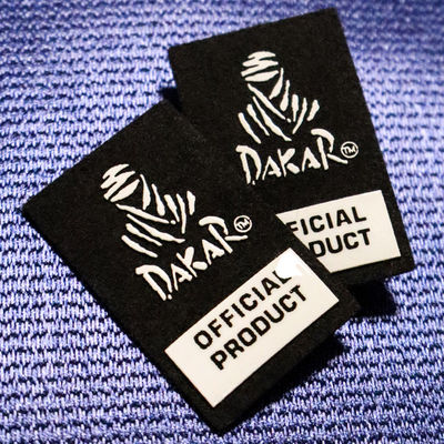 Custom Label Glossy Silicone Label Heat Transfer Label Rubber Logo for Garment