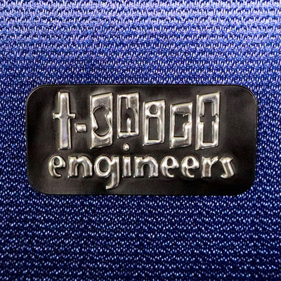 Customized High-Quality Clothing 3D Silver Black Tpu Heat Metal Transfer Logo for Garment