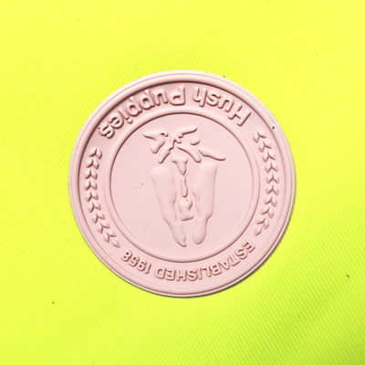 High Quality Silicone Transfer 3D Heat Press Garment Label Silicone Badge for Cloth