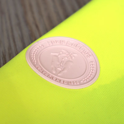 High Quality Silicone Transfer 3D Heat Press Garment Label Silicone Badge for Cloth