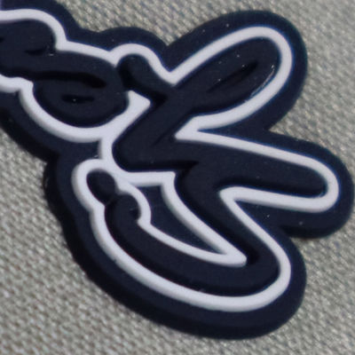 Custom 3D Silicone Label Washable 3D Soft Silicone Logo Heat Transfer  Badge
