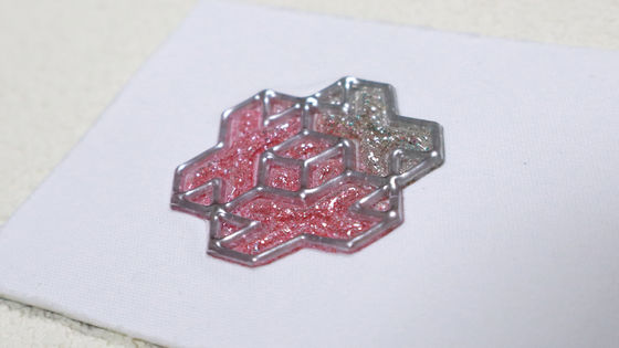 Factory Ironing on Labels Shiny Chrome Color Heat Transfer Stickers for Shirts Customized TPU Clothing Labels