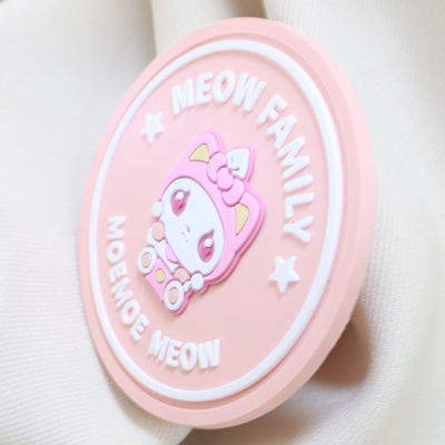 High Quality Silicone Transfer 3D Heat Press Garment Label Silicone Badge for Cloth