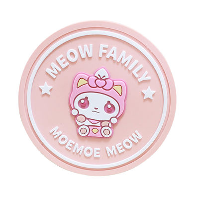 High Quality Silicone Transfer 3D Heat Press Garment Label Silicone Badge for Cloth