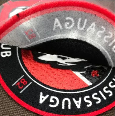 Personalized Design Heat Transfer Printing Custom Football Team Club Logo 3D Flocking Patch