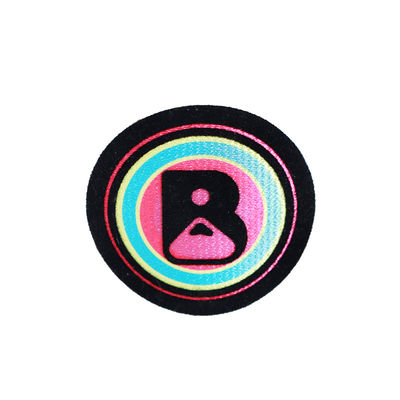 Personalized Design Heat Transfer Printing Custom Football Team Club Logo 3D Flocking Patch