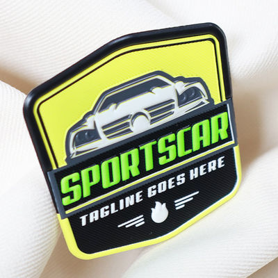 Factory Customized Heat Transfer TPU Labels Embossed 3D TPU Logo Patches Brand Patch for Garment