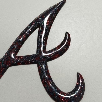 Customized High Frequency 3D TPU Embossed Logo Red Metallic Heat Transfer Label For Bag