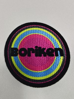 Custom Heat Press Flocking Logo Patch Iron On  Heat Transfer Vinyl T Shirt