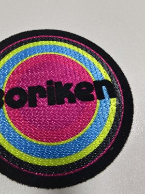Custom Heat Press Flocking Logo Patch Iron On  Heat Transfer Vinyl T Shirt