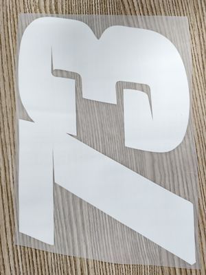 Custom  Fashion Label  DTF Sticker Film  On PET Ironing Transfer For T-shirts