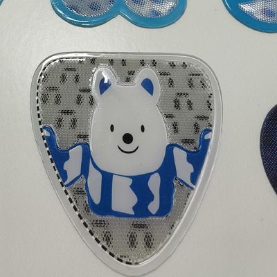 Sew On Custom Phantonm Colored  Effect Hologra Fancy TPU Soft Patches