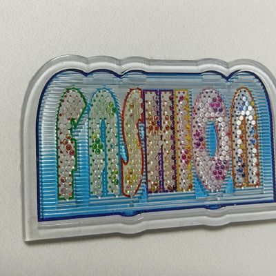 Sew On Custom Phantonm Colored  Effect Hologra Fancy TPU Soft Patches