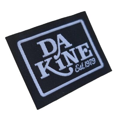 Wholesale Garment Woven Labels on Neck Manufacturer Custom Logo Clothing Brand Label for Clothes Use