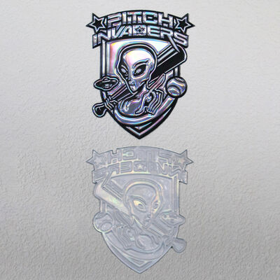3D Holographic TPU High Frequency Transfer Patch Washable Durable Logo Label for Fashion Apparel