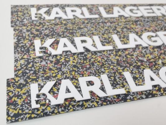 Custom 3D Raised Rubber Silicone Logo Stickers High Quality Heat Transfer for Clothing & Garments