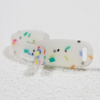 Silicone Tie-Dye Cable Ties – Reusable Elastic Cord Organizers for Bags & Daily Use