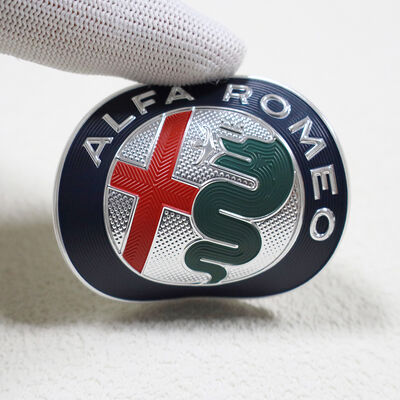 Custom 3D TPU Voltage Car Emblem - Alfa Romeo Logo Heat Transfer Badge for Auto Interiors