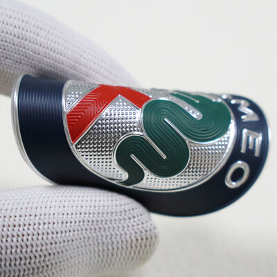 Custom 3D TPU Voltage Car Emblem - Alfa Romeo Logo Heat Transfer Badge for Auto Interiors