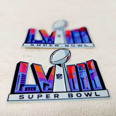 Custom TPU High-Frequency Patch - Super Bowl LVIII Sports Emblem for Apparel