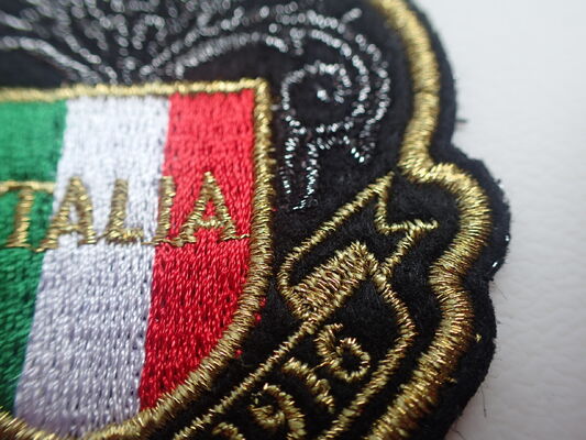 Wholesale Custom Embroidery Patch 3D Raised Logo Clothing Label for Garment Use