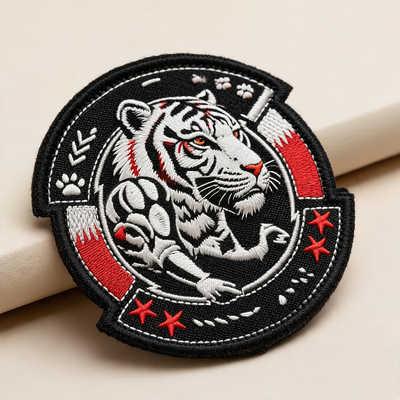 3D Washable Eco-Friendly Embroidery Heat Transfer Patch for Ski Wear and Sports Clothing